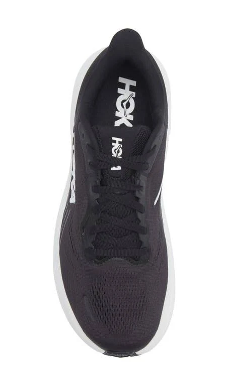HOKA Clifton 11 Running Shoe in Black/white