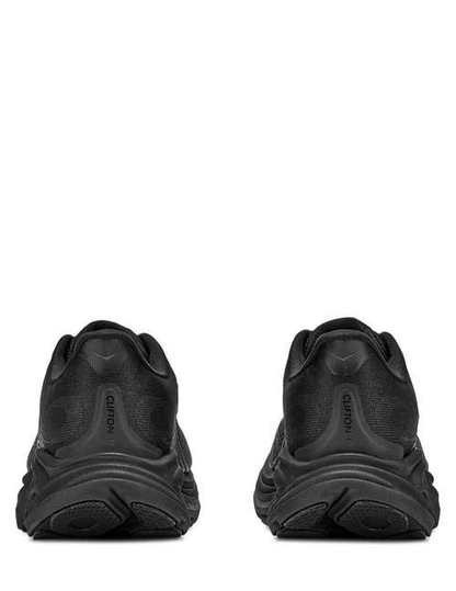 HOKA Clifton 11 Running Shoe in Black/white