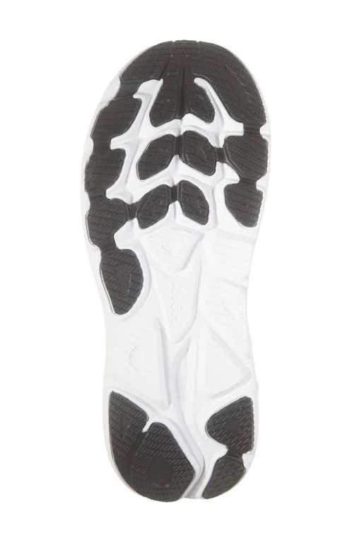 HOKA Clifton 11 Running Shoe in Black/white