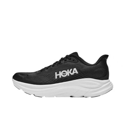HOKA Clifton 11 Running Shoe in Black/white
