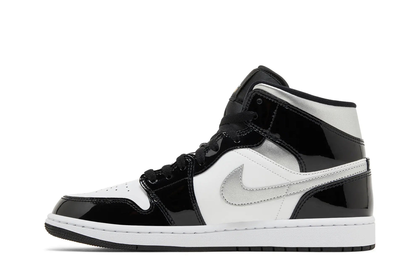 Jordan 1 Mid SE 'Black White Metallic Silver'