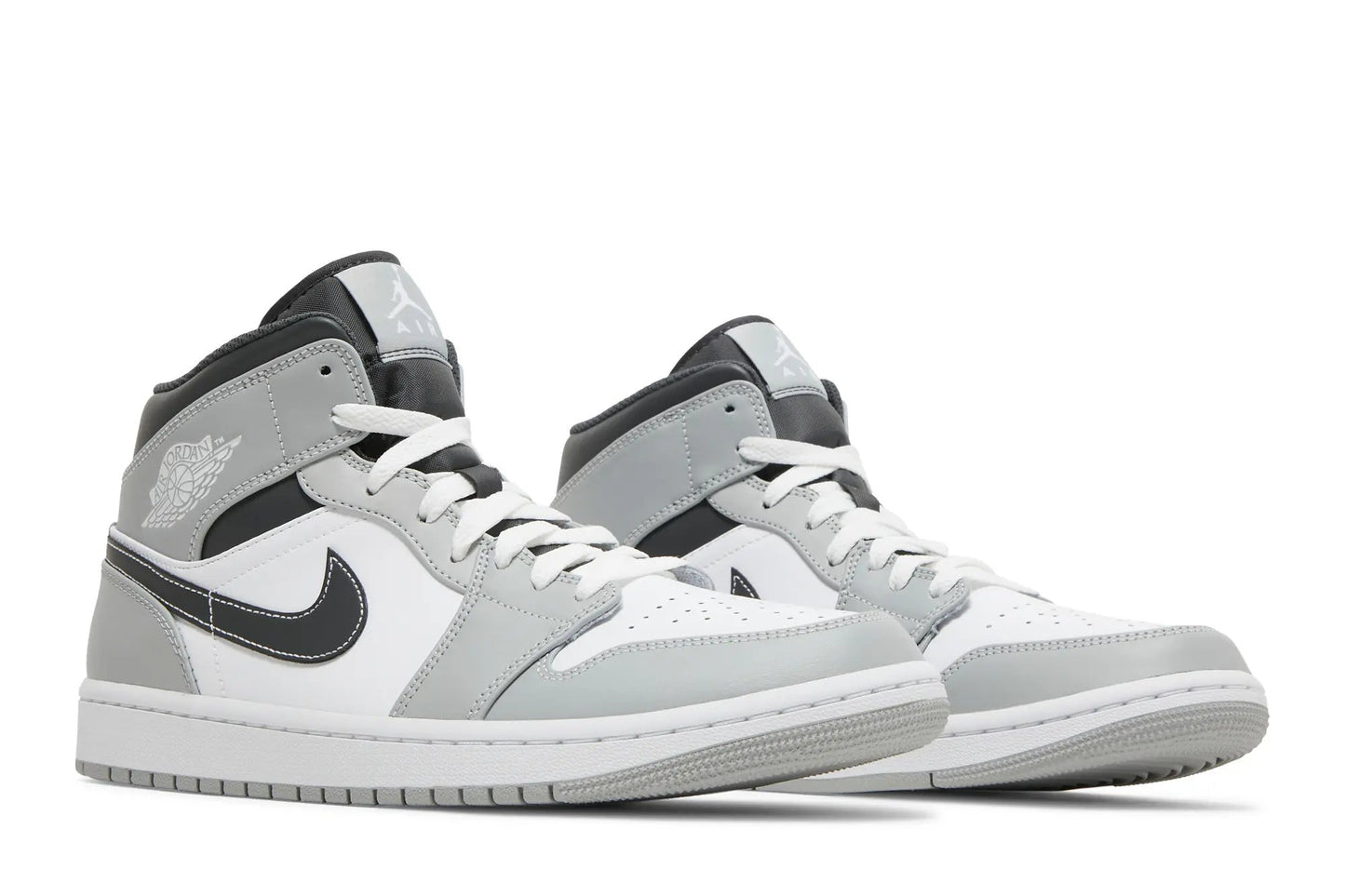 Jordan 1 Mid 'Light Smoke Grey'