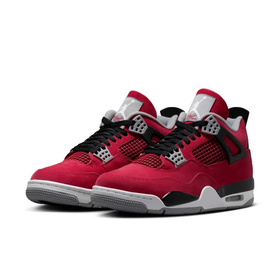 Air Jordan 4 Retro 'Toro Bravo' Men's Red Sneakers