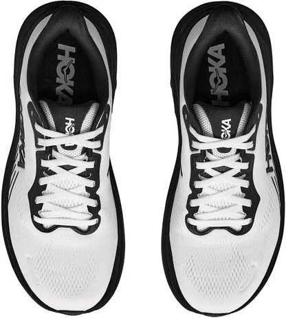 HOKA Clifton 11 Running Shoe in Black/white