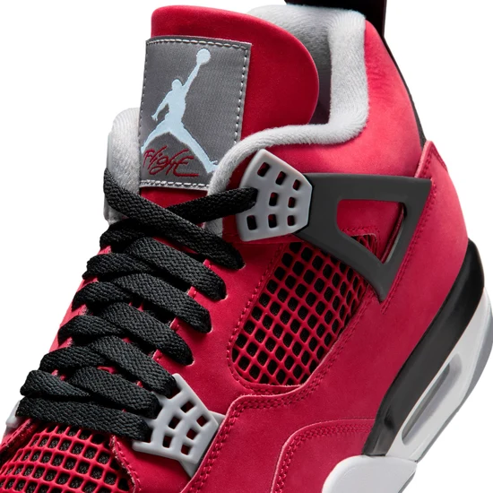 Air Jordan 4 Retro 'Toro Bravo' Men's Red Sneakers